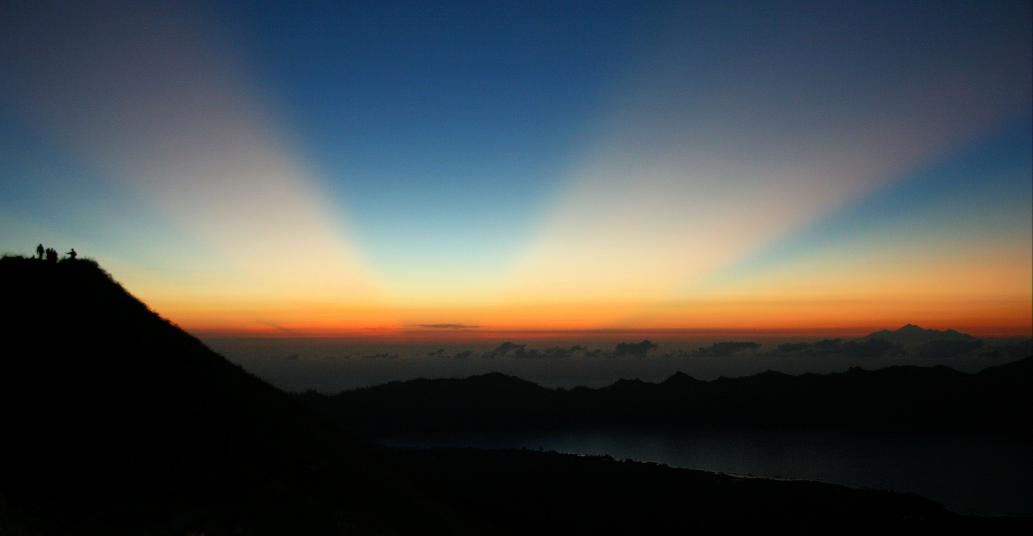 Morgens um 6 Uhr auf dem Vulkan Batur - Bali