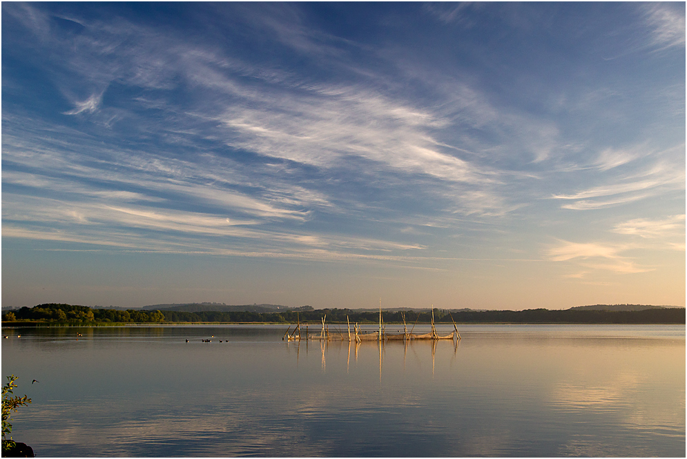 Morgens um 6.00 Uhr am See..