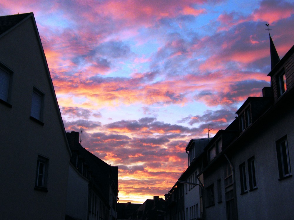 "morgens um 7 scheint die Welt noch in Ordnung"