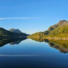 Morgens um 7 Uhr im Trollfjord