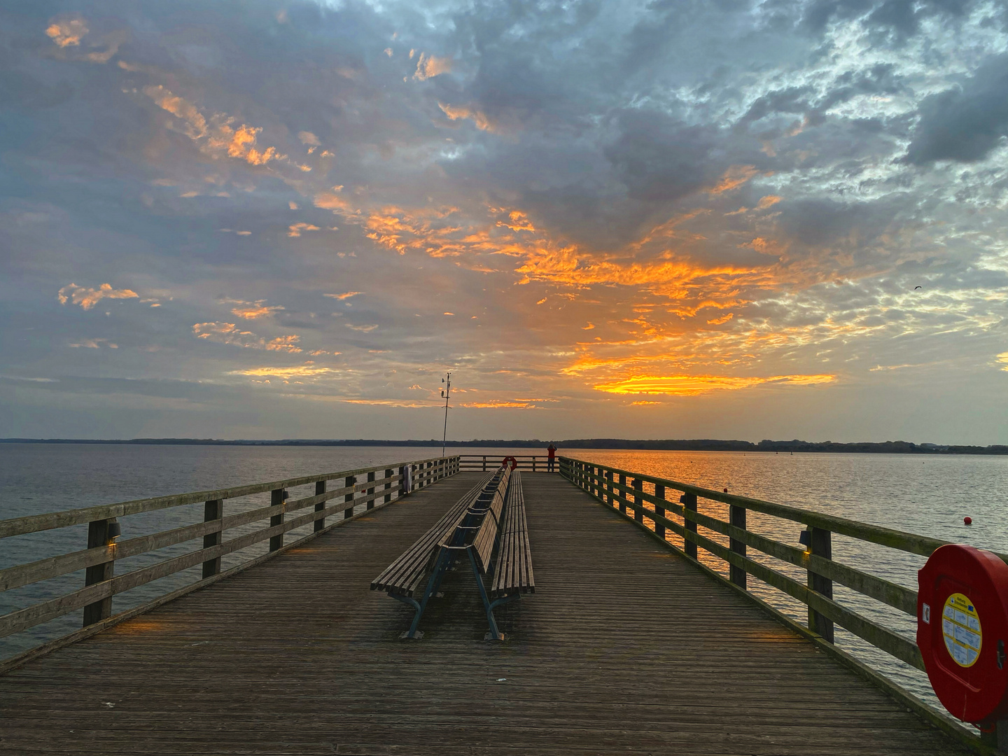 morgens um 7:00 ist die Welt in Ordnung in Travemünde