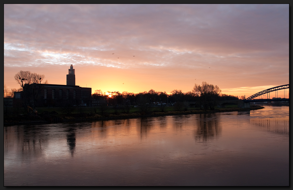 Morgens um 8.00 Uhr in Magdeburg