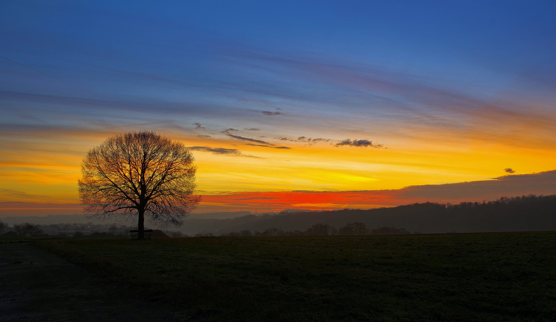 morgens um...... Foto &amp; Bild | landschaft, fotokunst, himmel ...