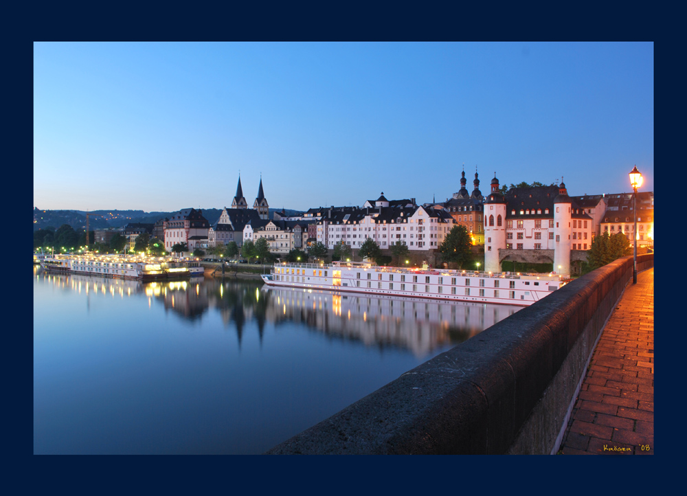 Morgens um fünf in Koblenz