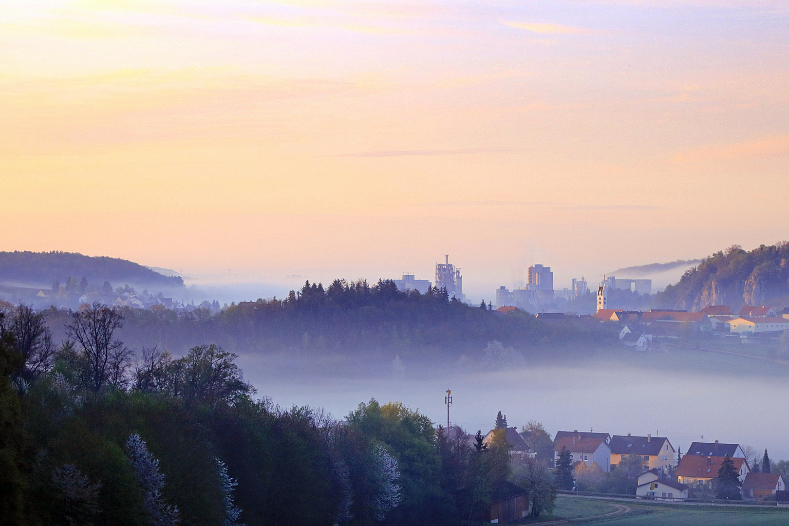 Morgens um halb sieben