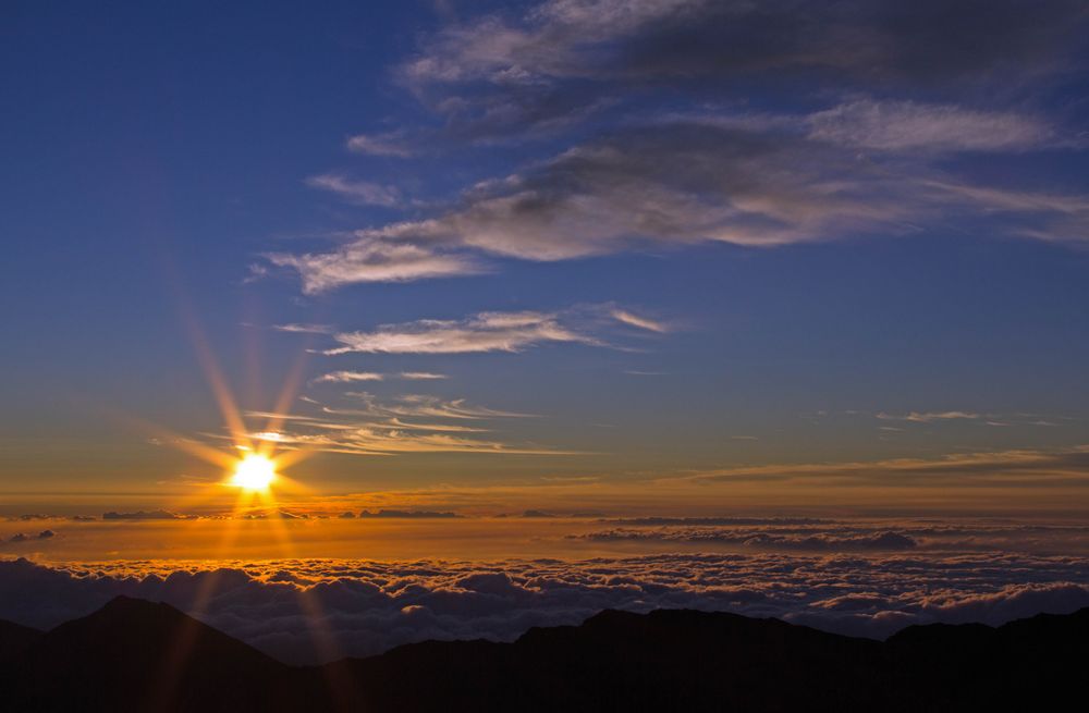 morgens um kurz nach sechs auf dem haleakala...