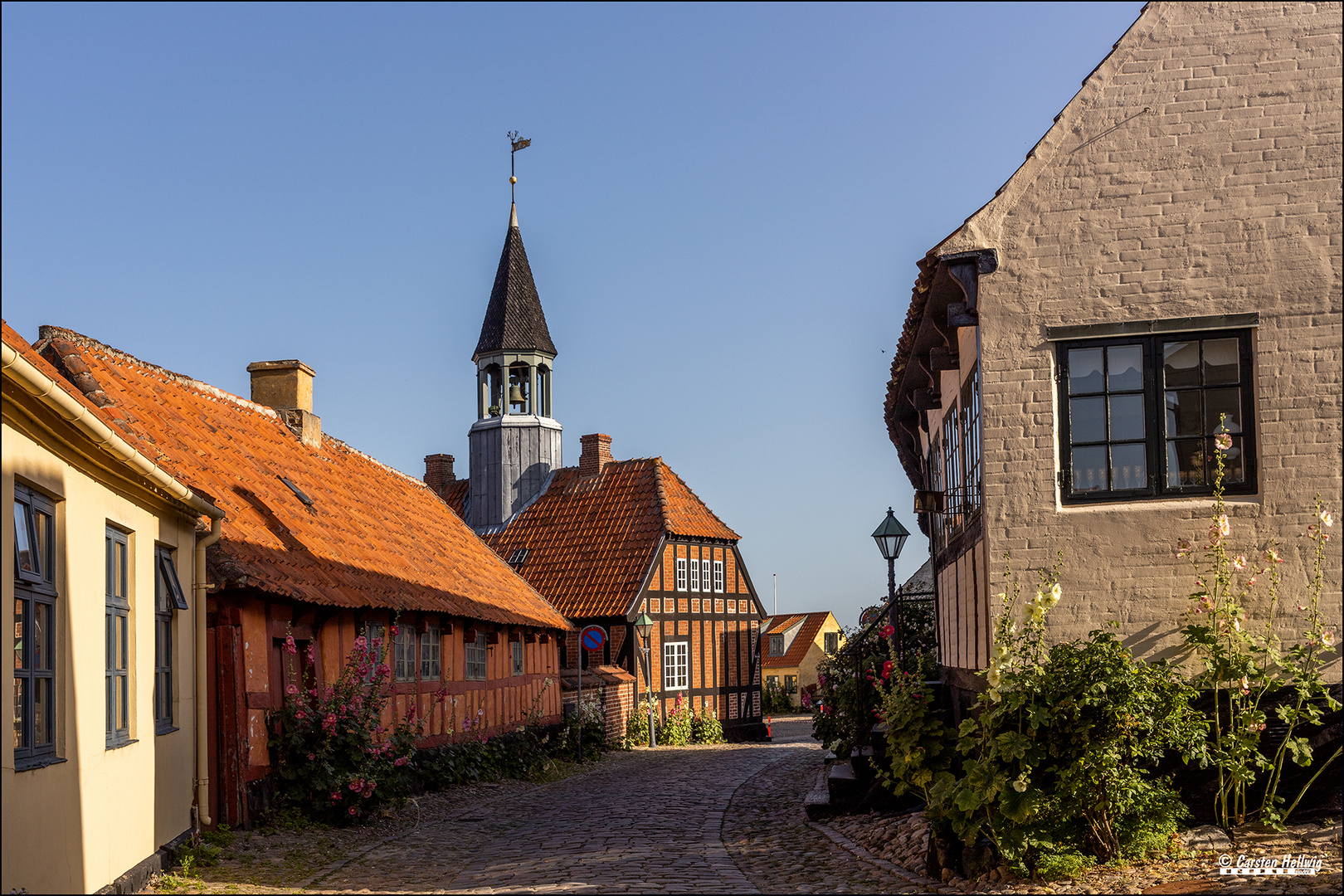 Morgens um sieben in Ebeltoft