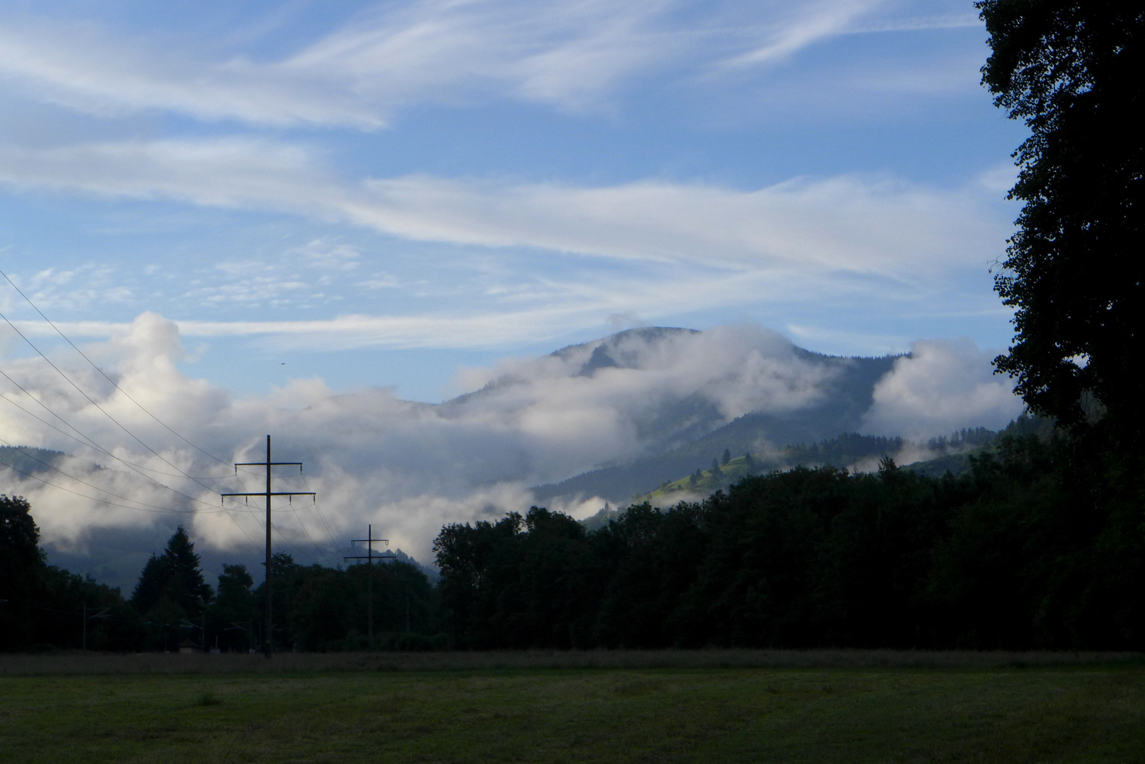 Morgens um sieben ist die Welt noch in Ordnung.