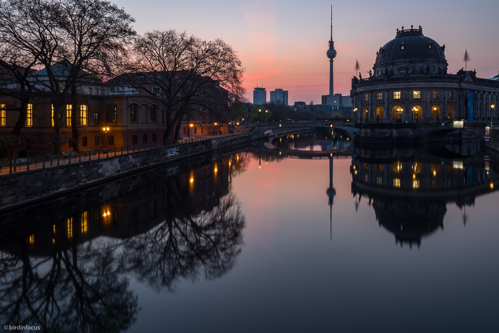 Morgens vor der Museumsinsel