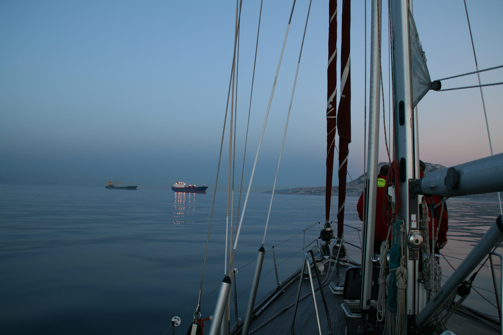 Morgens vor Gibraltar