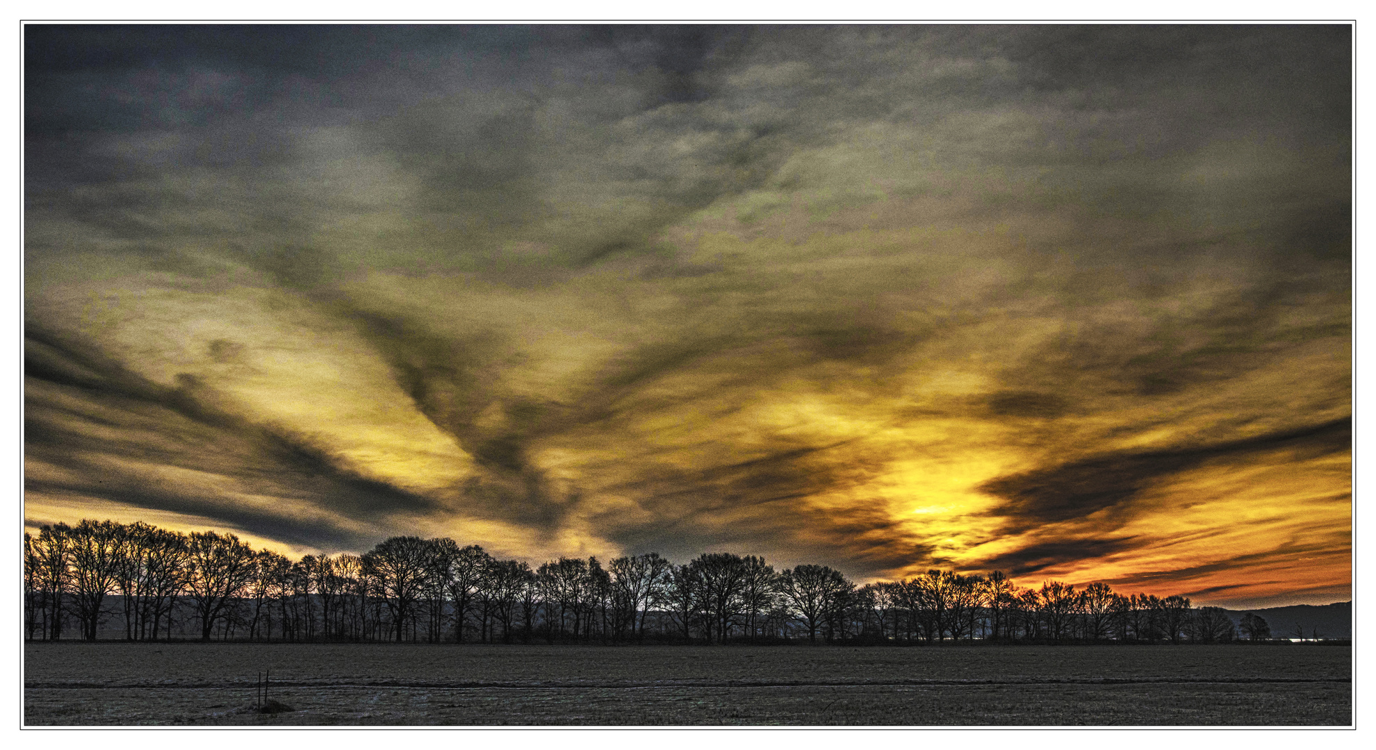 Morgens, wenn die Sonne aufgeht ....