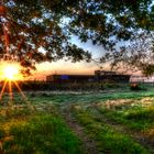 Morgens zur Blauen Stunde fotografiert - HDR-Technik verwendet