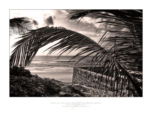 Morgensonne am Atlantik in Brasilien