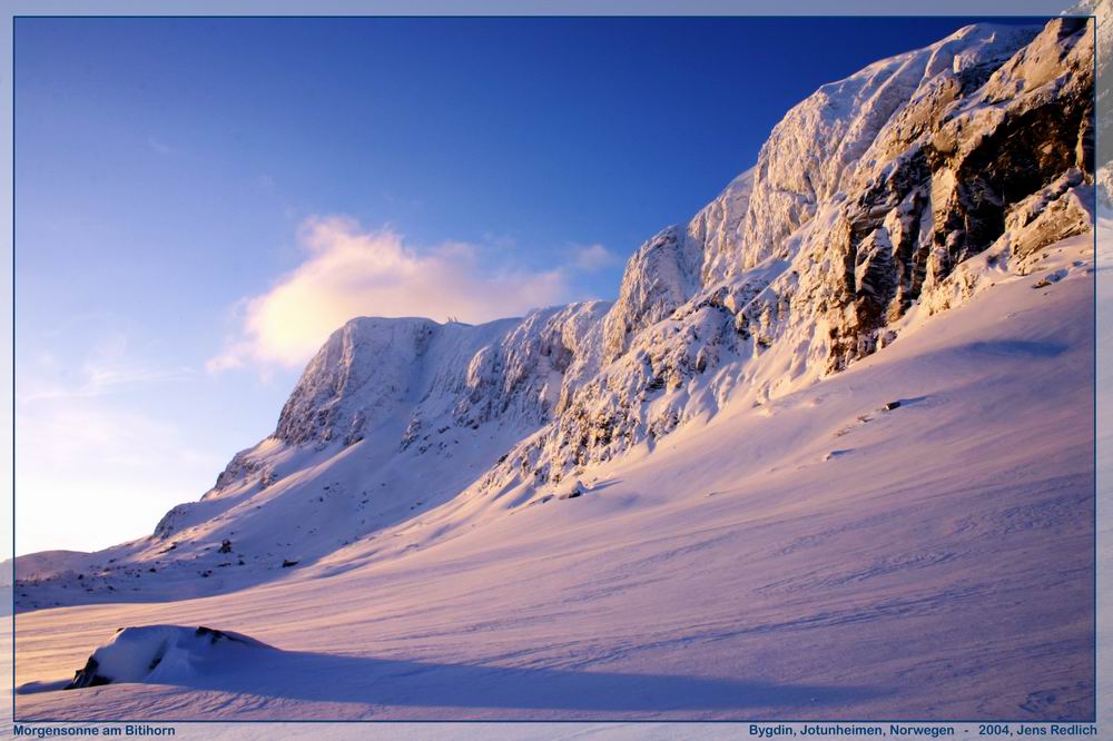 Morgensonne am Bitihorn