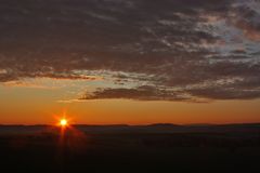 Morgensonne am hohen Schneeberg (Decinski snesnik)