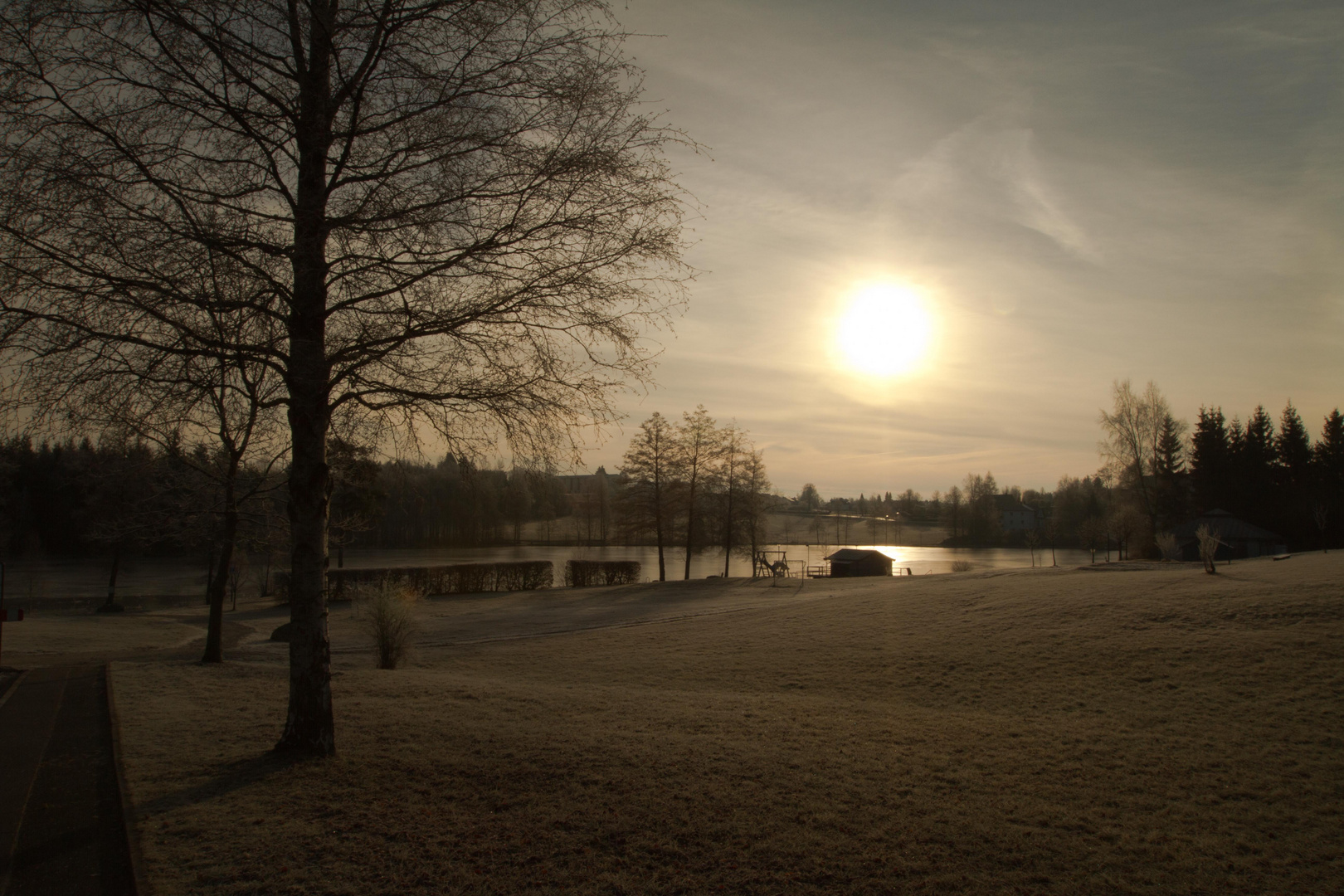 Morgensonne am Nagelsee