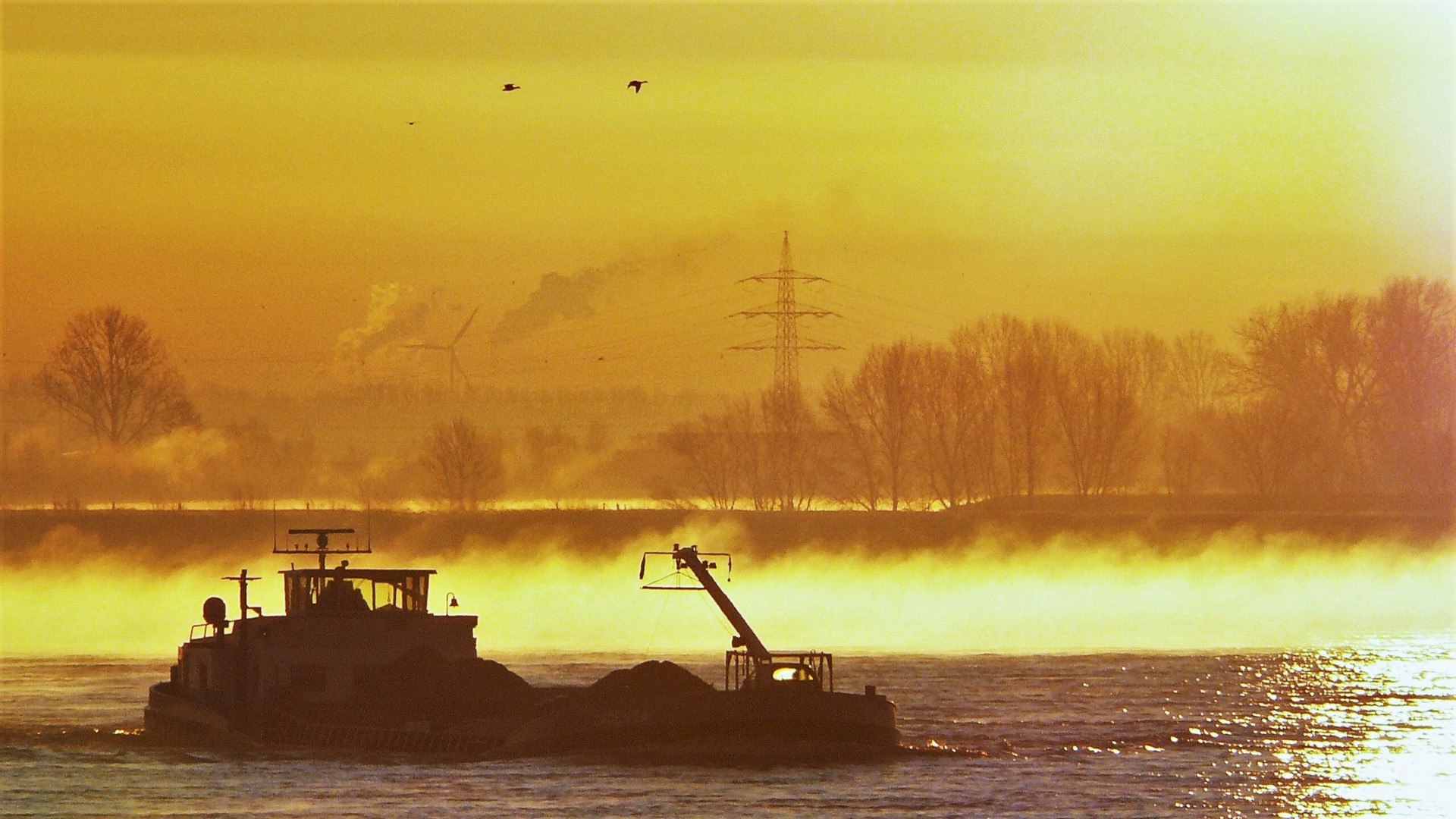 Morgensonne am Niederrhein