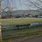 Morgensonne am Sportplatz