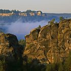 Morgensonne auf dem Gamrig einem kleinen, hübschen Felsen....