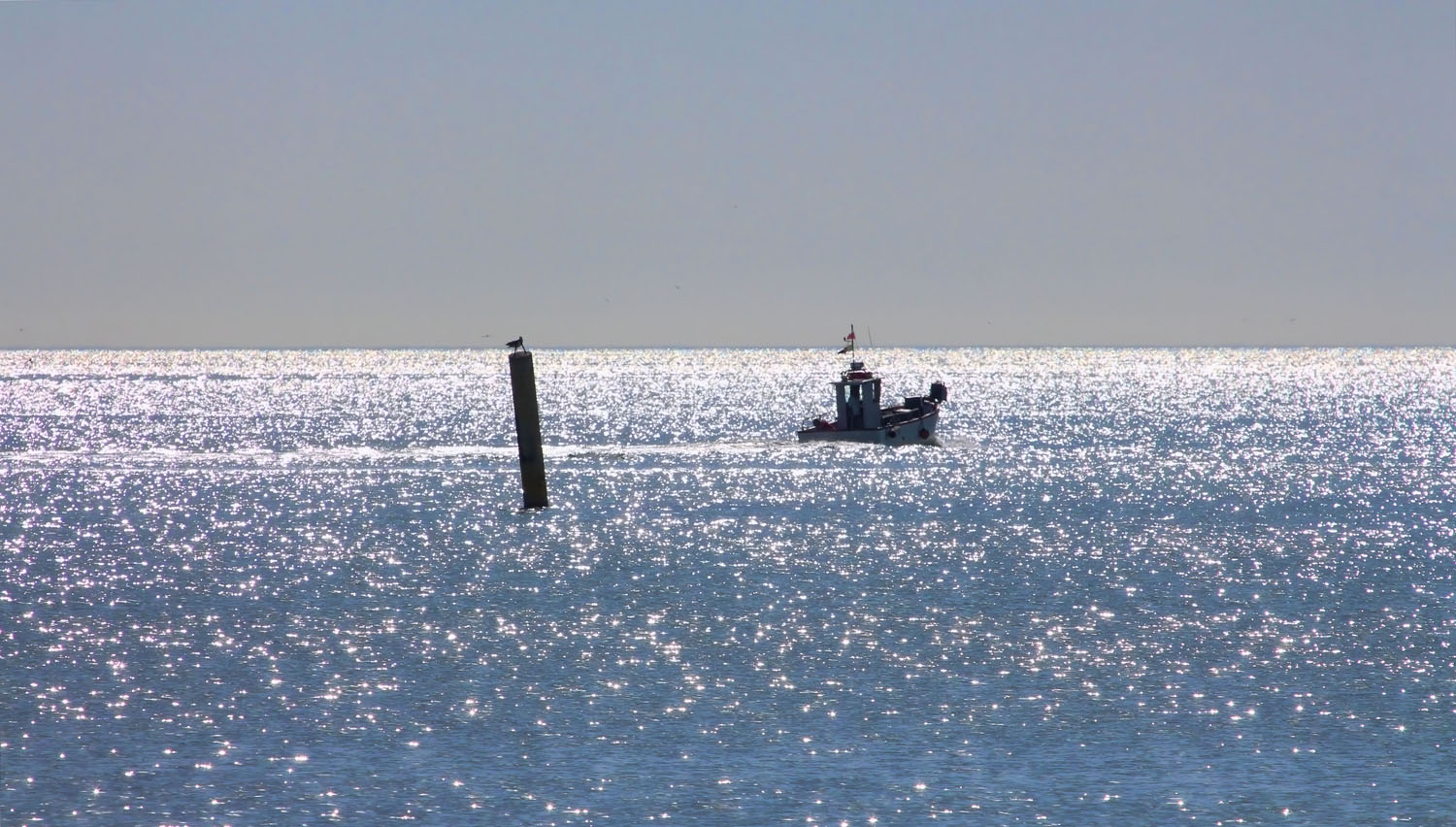 Morgensonne auf dem Meer...