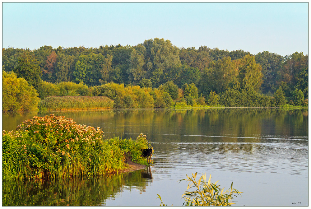 Morgensonne auf dem See