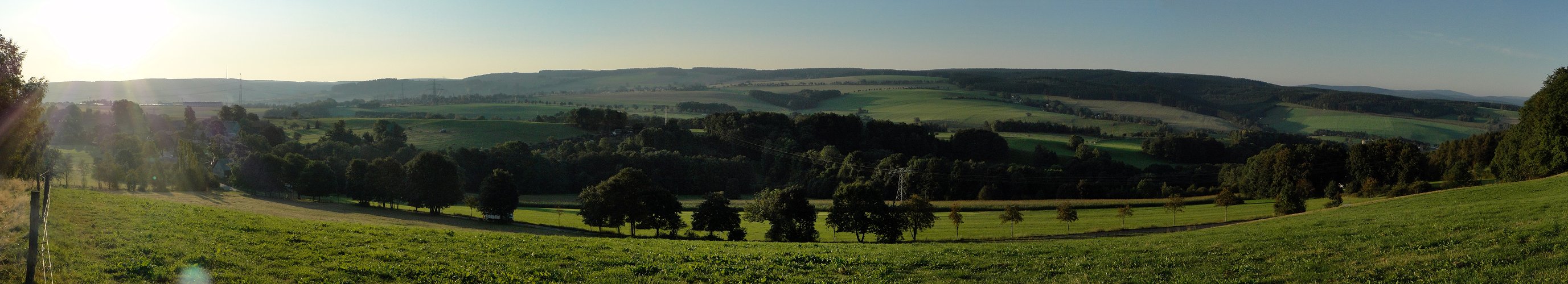 Morgensonne bei Lenkersdorf