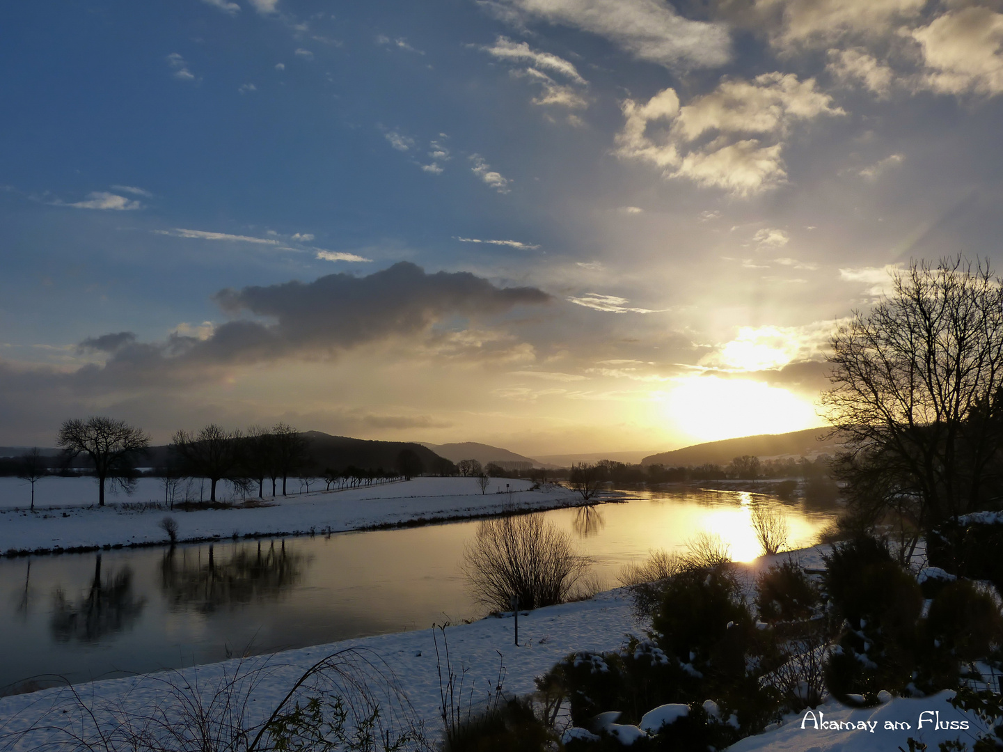 Morgensonne im Januar