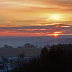 Morgensonne im Osterzgebirge