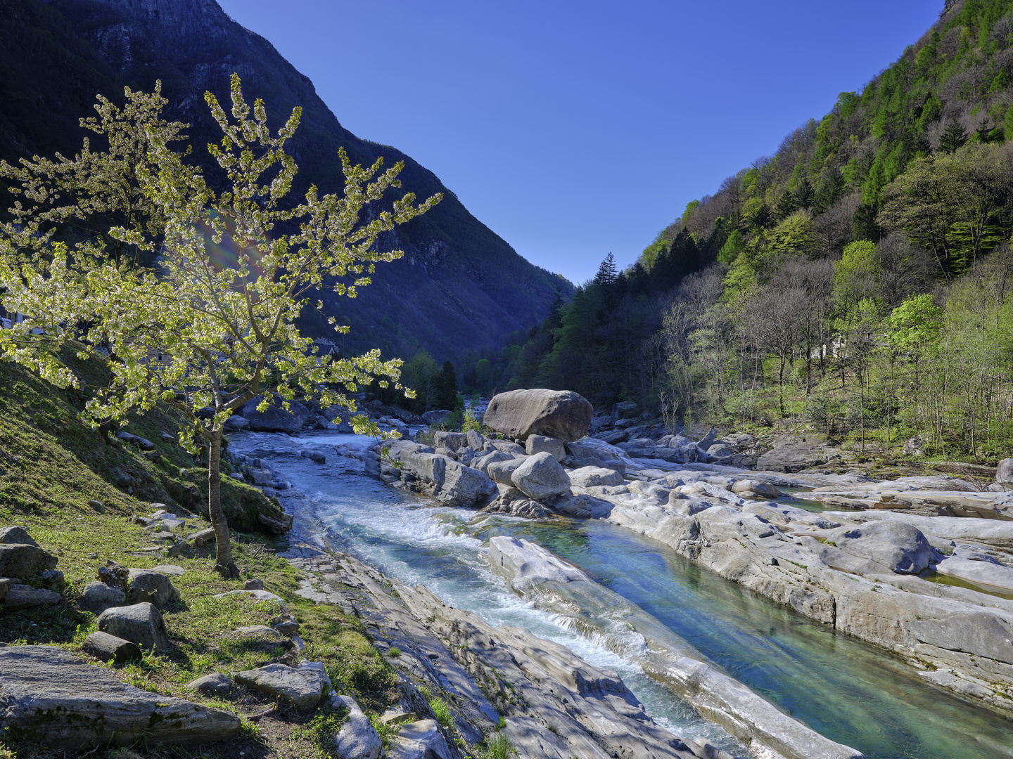 Morgensonne im Tal