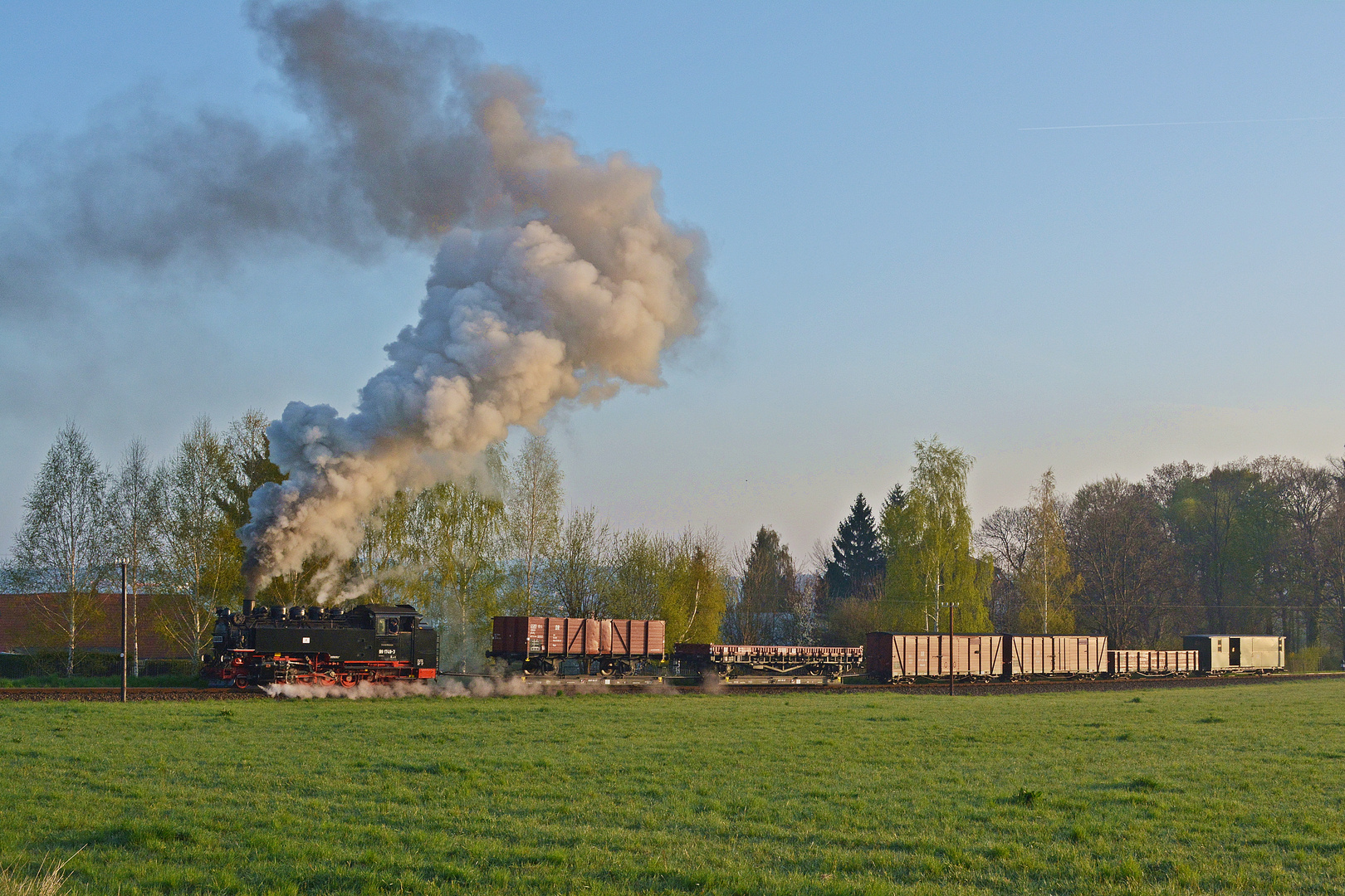 Morgensonne im Zittauer Gebirge