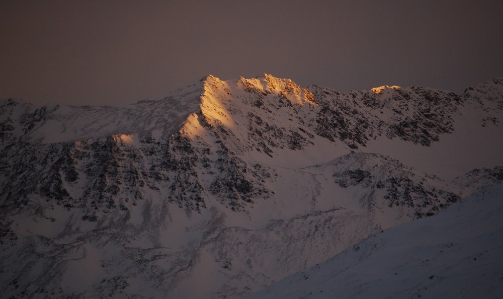 Morgensonne in den Alpen