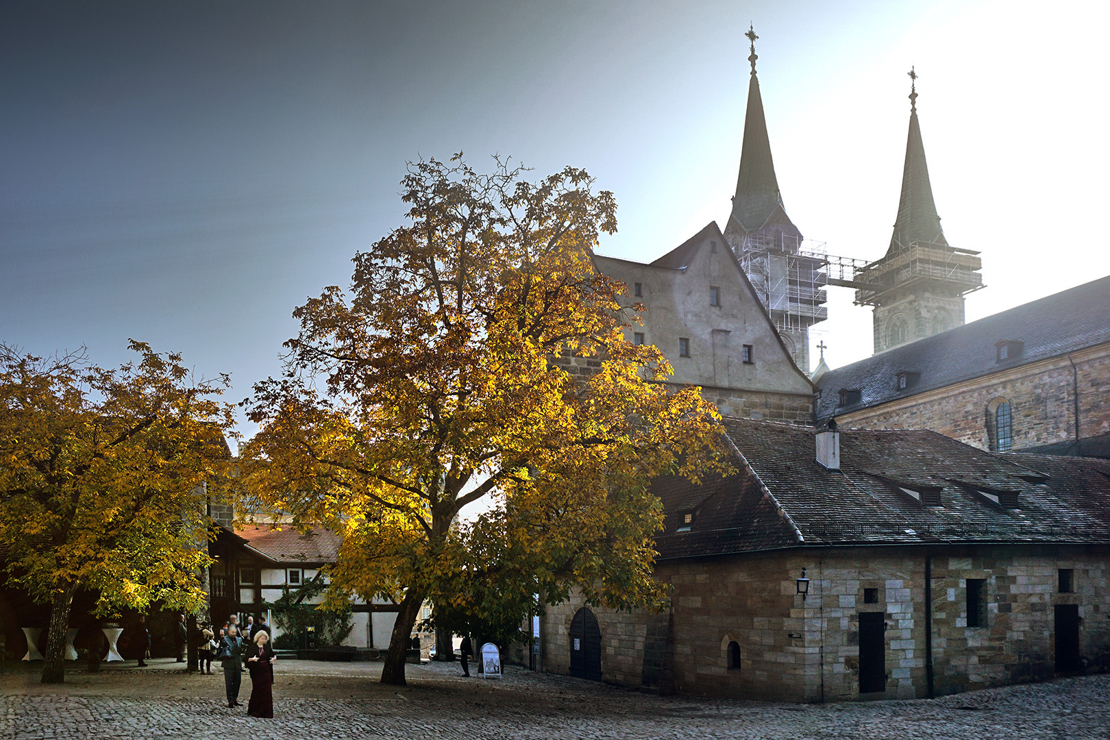 Morgensonne in der Alte Hofhaltung