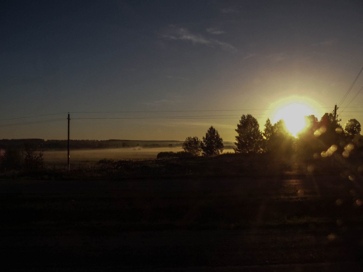 Morgensonne in der Taiga