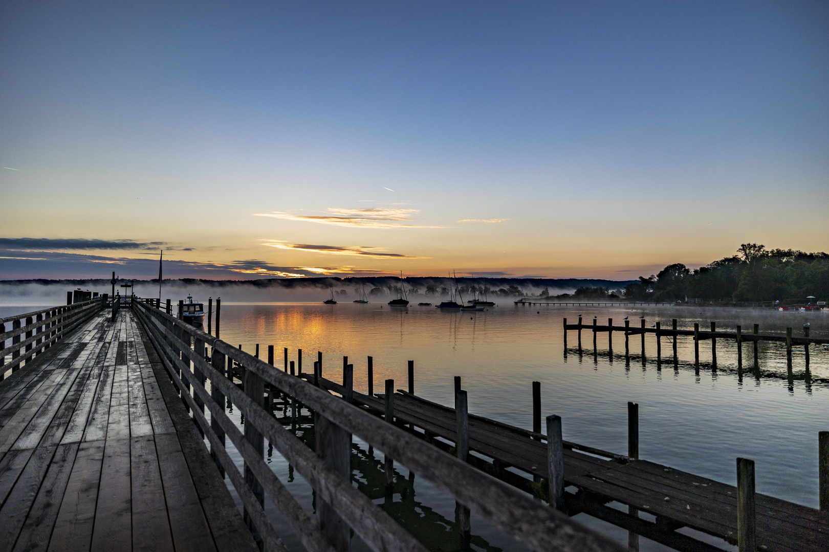 Morgensonne in Dießen am Ammersee