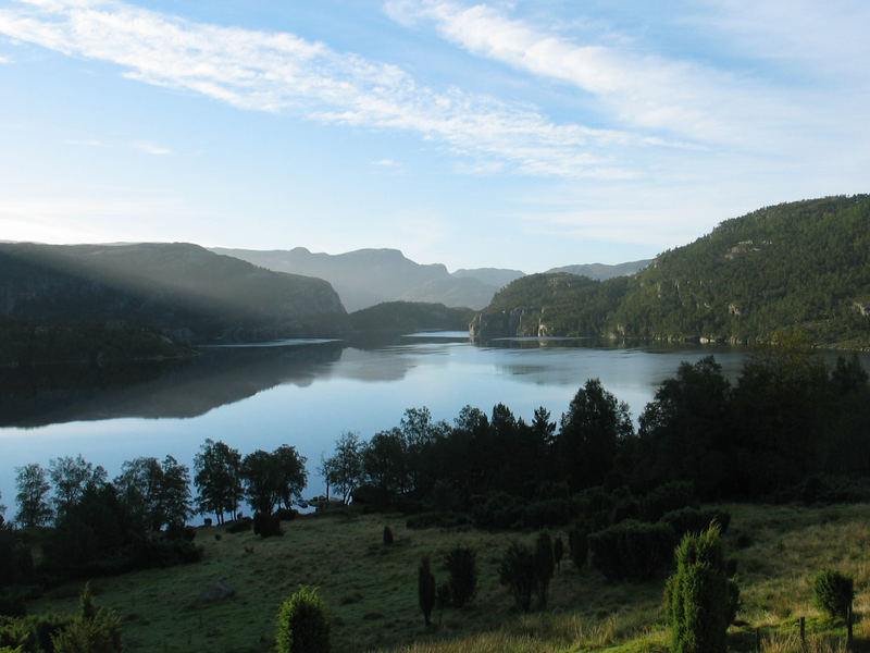 Morgensonne in Norwegen