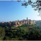 Morgensonne in Pitigliano