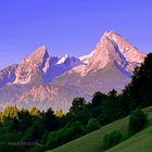 Morgensonne über dem Watzmann - Berchtesgadener Land