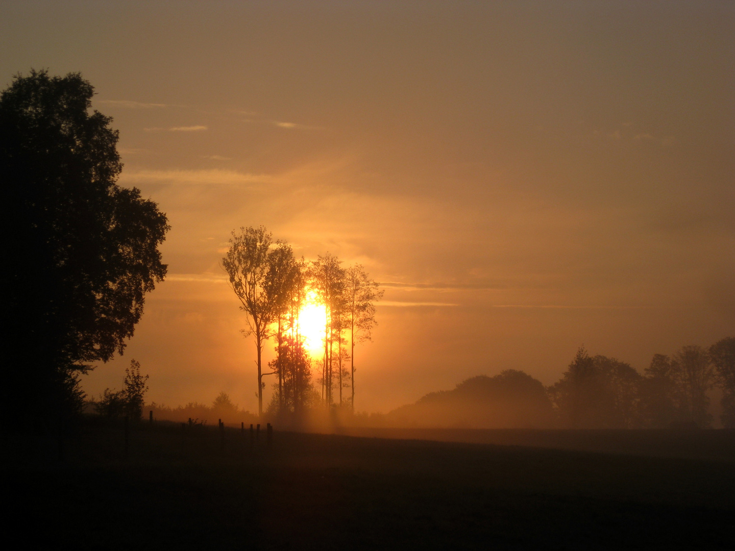 Morgensonne über der Zwier in Schameder