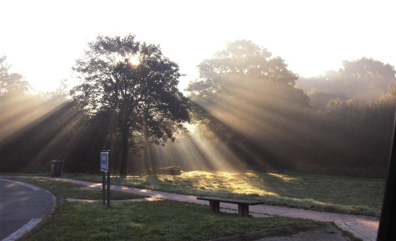 Morgensonnenhimmelszelt