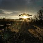 Morgensonnne am Aussichtsturm