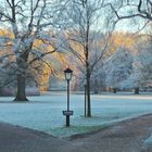 Morgenspaziergang -- kalt aber schön - Gräflicher Park Bad Driburg