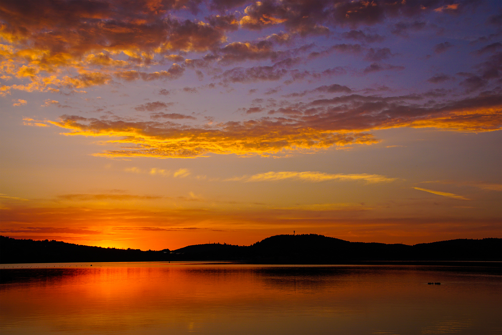 Morgenstille am Bostalsee