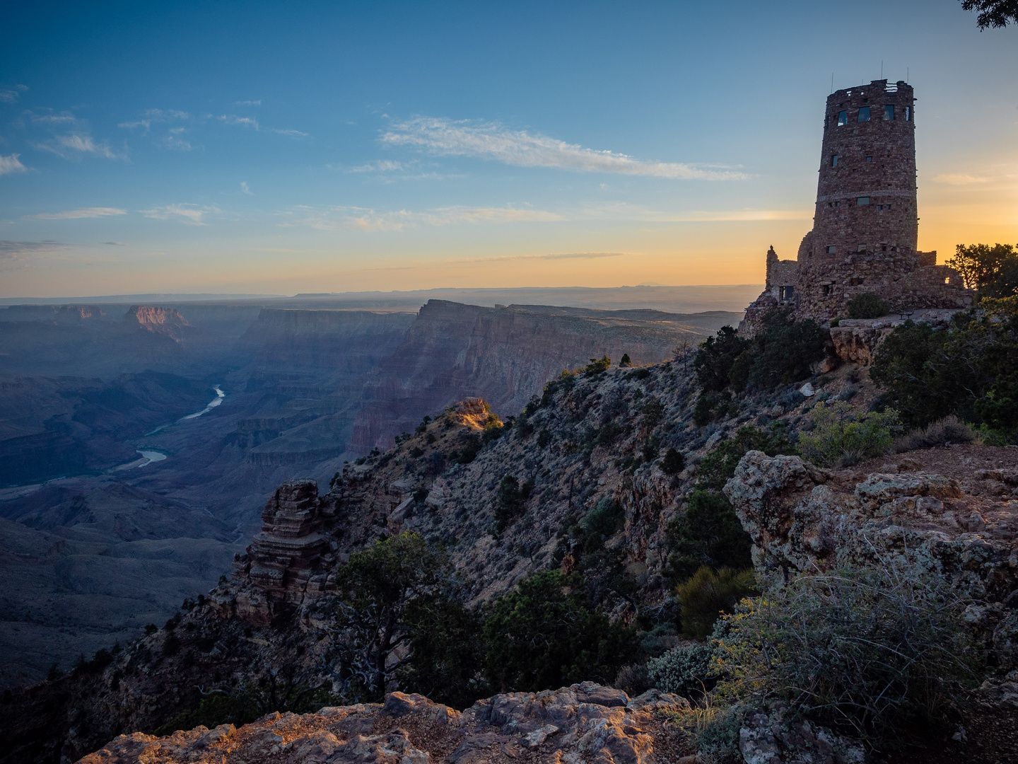 Morgenstille am Grand Canyon