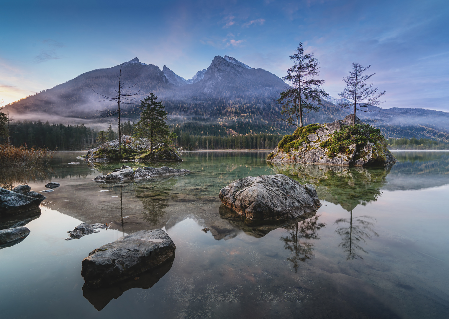 Morgenstille am Hintersee