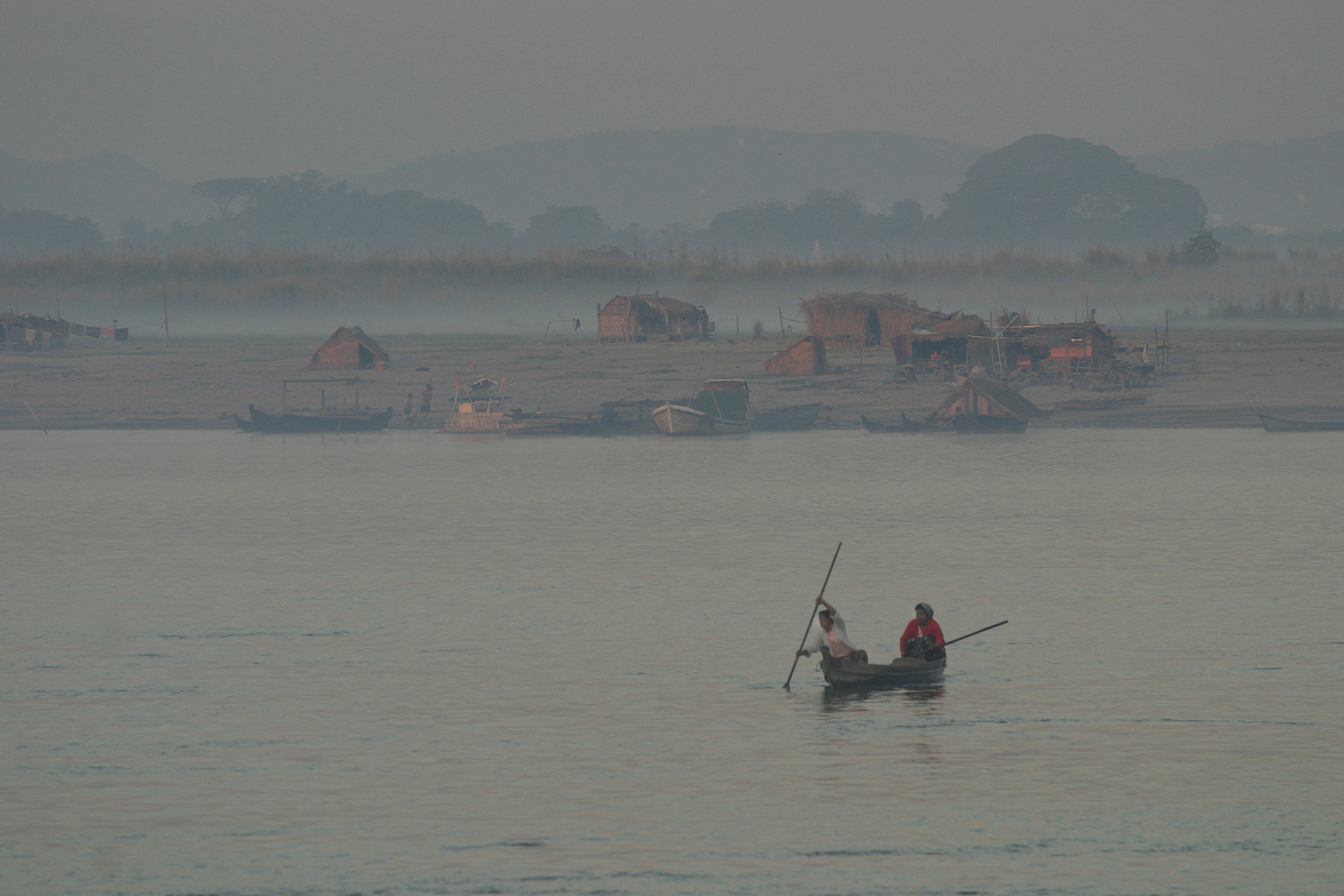 Morgenstimmung am Ayeyarwady