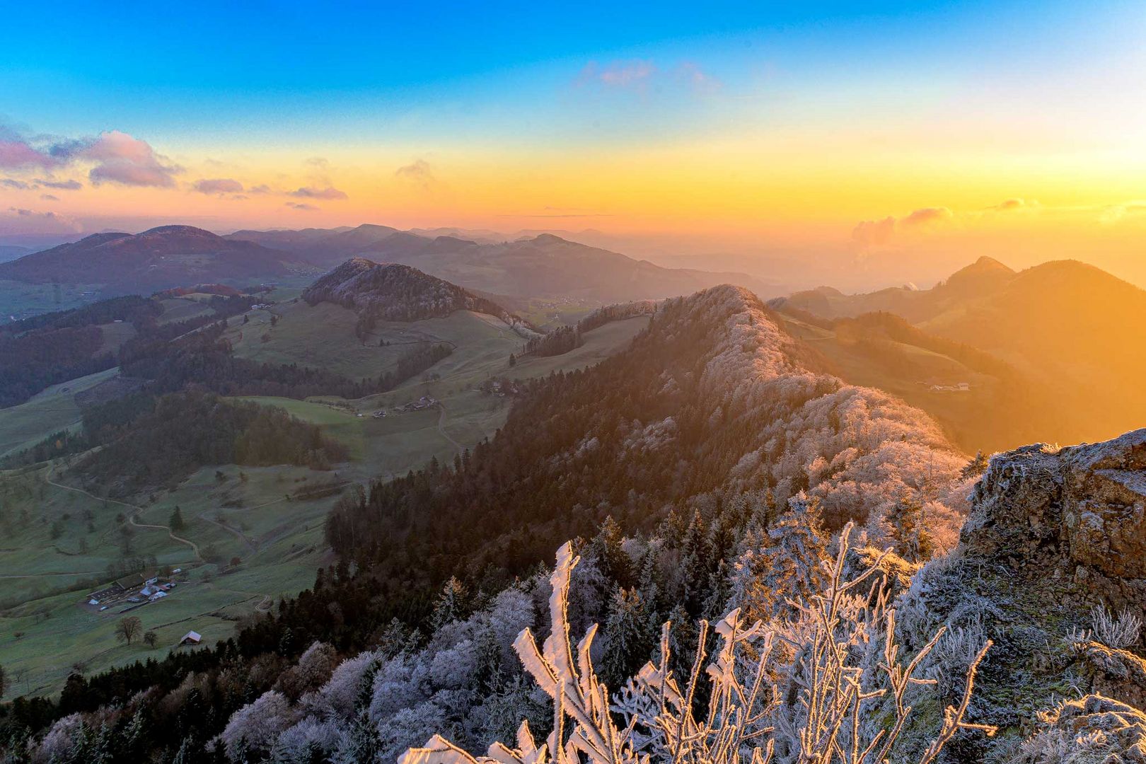 Morgenstimmung am Belchen