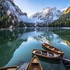 Morgenstimmung am Bergsee