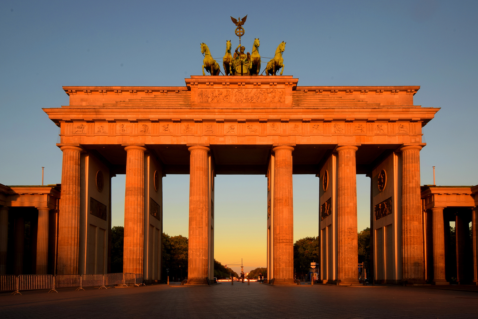 Morgenstimmung am Brandenburger Tor