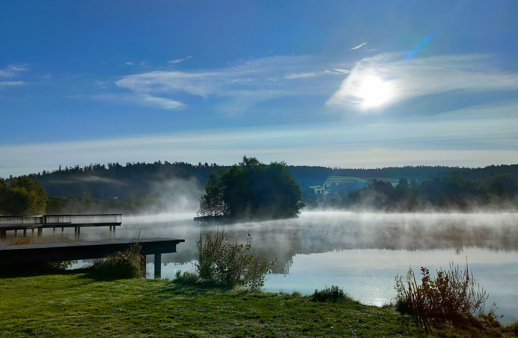 Morgenstimmung am Erlauzwiesler See