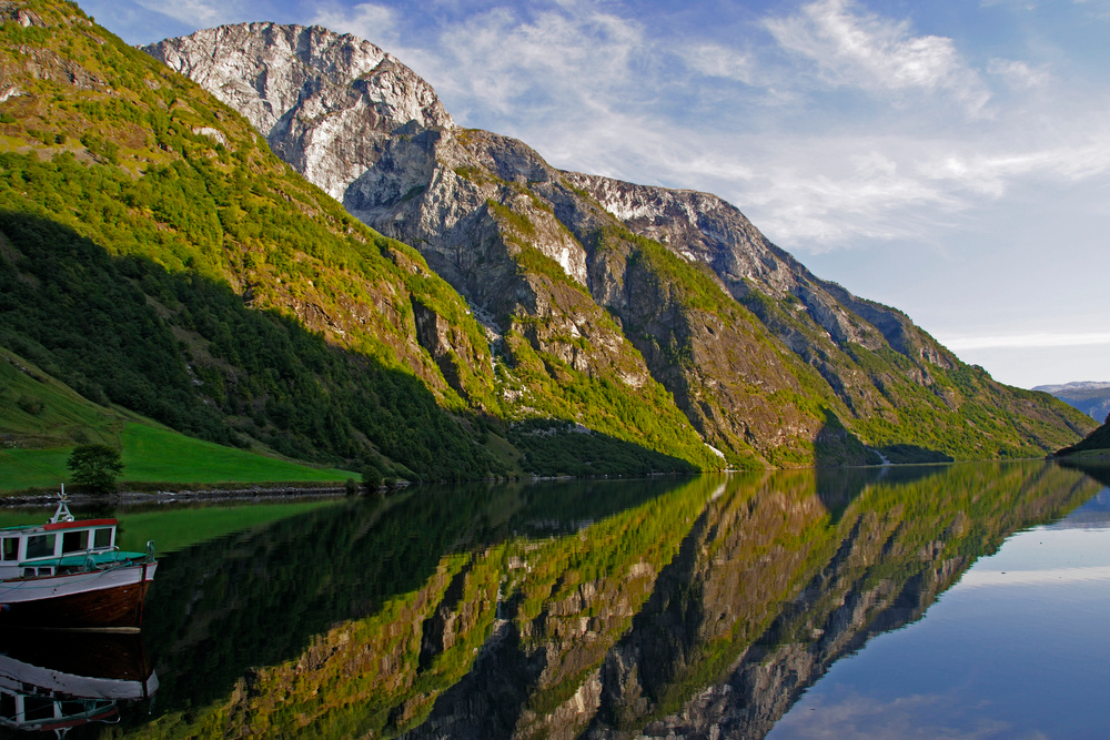 Morgenstimmung am Fjord